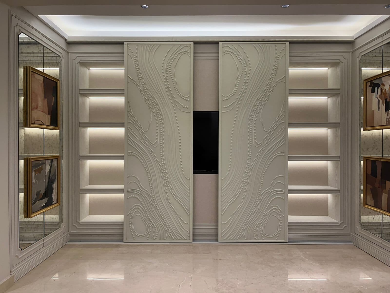 TV units and feature walls